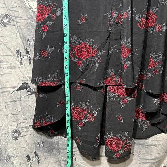 *READ* KILLSTAR PANDORAS REVENGE HI LO SHIRT DRESS SZ 3X EUC - Picture 7 of 9